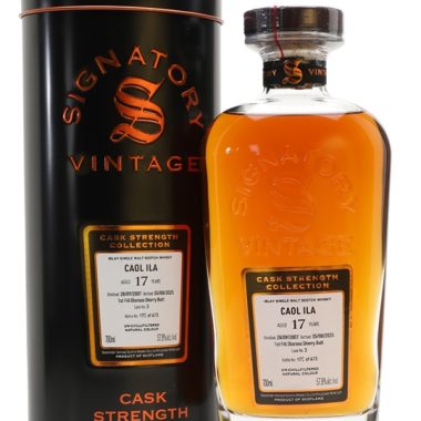 Caol Ila 2007 / 17 Year Old / Oloroso Cask 3 / Signatory Islay Whisky