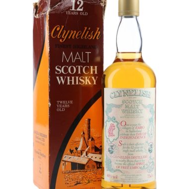 Clynelish 12 Year Old / Spirit of Free Embo / Bot.1988 Highland Whisky