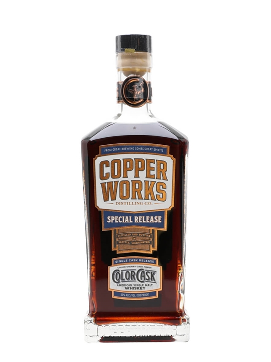Copperworks Distilling Color Cask American Single Malt Whiskey