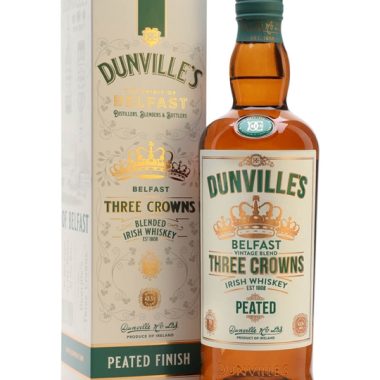 Dunville's Three Crowns Peated Whiskey Blended Irish Whiskey