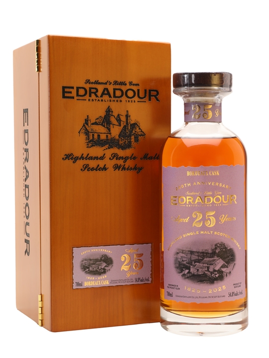 Edradour 1999 / 25 Year Old / Bordeaux Cask 811 / 200th Anniversary Highland Whisky