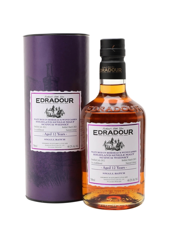 Edradour 2012 / 12 Year Old / Bordeaux Matured Small Batch Highland Whisky