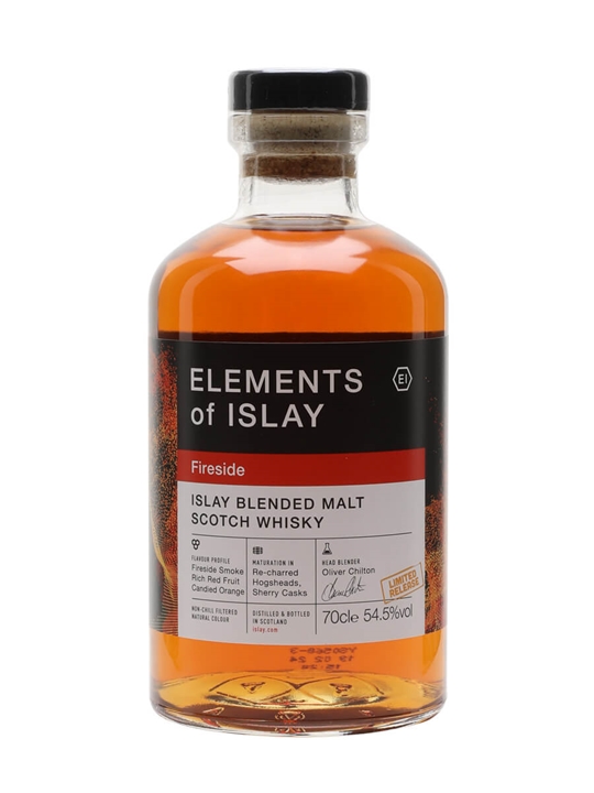 Elements of Islay Fireside Islay Blended Malt Scotch Whisky