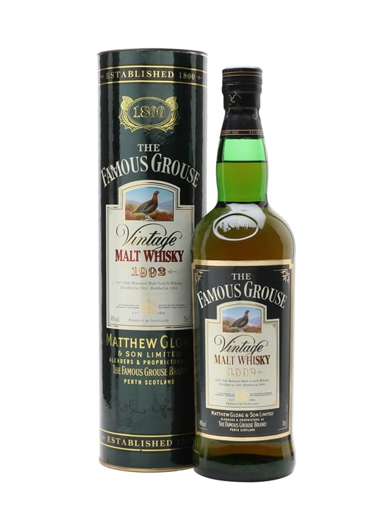 Famous Grouse 1992 / 12 Year Old / Bot.2004 Blended Malt Scotch Whisky