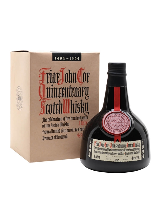 Friar John Cor / Quincentenary / White Box Blended Scotch Whisky