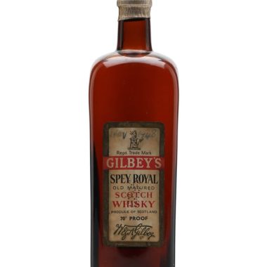Gilbey's Spey Royal / Bot.1940s Blended Scotch Whisky