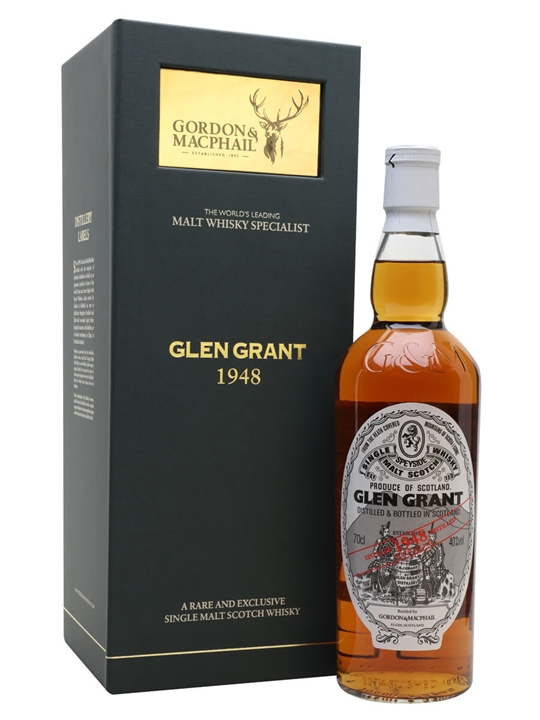 Glen Grant 1948 / 65 Year Old / Sherry Cask / Gordon & MacPhail Speyside Whisky