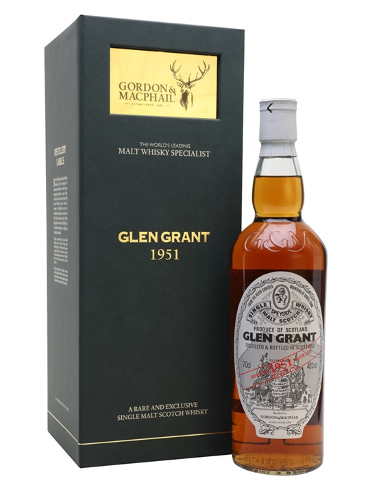 Glen Grant 1951 / 62 Year Old / Sherry Cask / Gordon & MacPhail Speyside Whisky