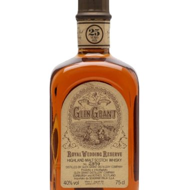 Glen Grant 25 Year Old / Royal Wedding Reserve Speyside Whisky
