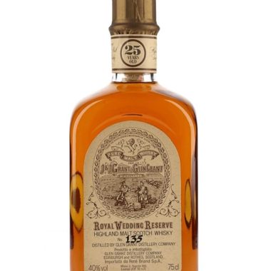 Glen Grant 25 Year Old / Royal Wedding Reserve Speyside Whisky
