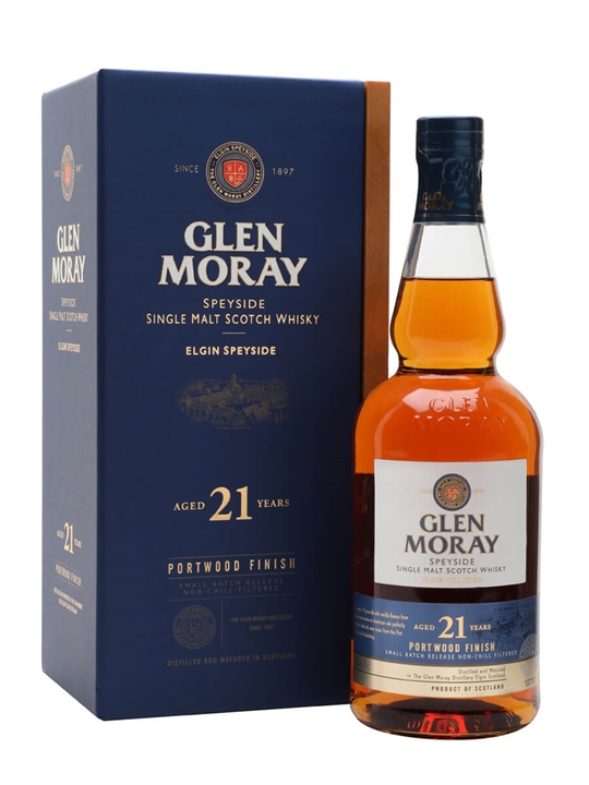 Glen Moray 21 Year Old / Port Wood Finish Speyside Whisky