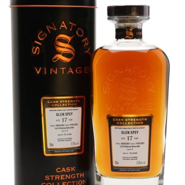 Glen Spey 2007 / 17 Year Old / Oloroso Cask 3 / Signatory Cask Strength Speyside Whisky