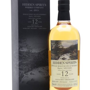 Glen Spey 2009 / 12 Year Old / Hidden Spirits Speyside Whisky