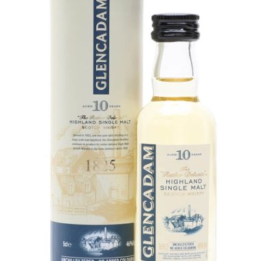 Glencadam 10 Year Old Miniature Highland Single Malt Scotch Whisky