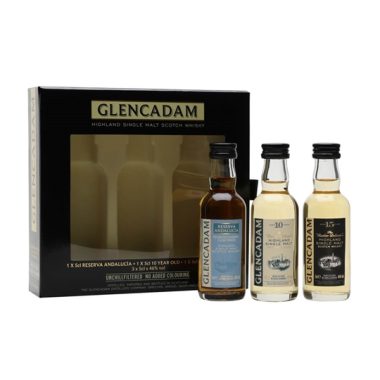 Glencadam Miniature Triple Pack / Andalucia, 10 Year Old, 15 Year Old / 3x5cl Highland Whisky