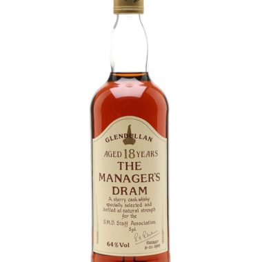 Glendullan 18 Year Old / Bot.1989 / Manager's Dram / Sherry Cask Speyside Whisky