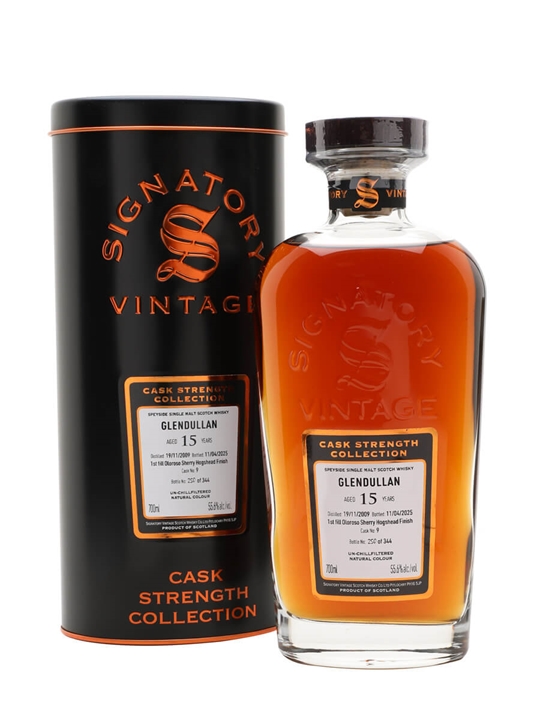 Glendullan 2009 / 15 Year Old / Cask 9 / Signatory Cask Strength Speyside Whisky