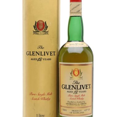 Glenlivet 12 Year Old / Bot.1980s / Litre Speyside Whisky