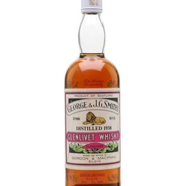 Glenlivet 1938 / Bot.1970s / Gordon & MacPhail Speyside Whisky