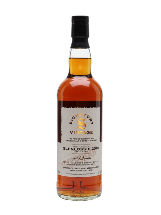 Glenlossie 2012 /12 Year Old / 100 Proof Edition #35 / Signatory Speyside Whisky