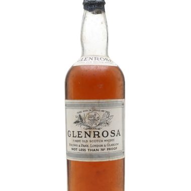 Glenrosa / Bot.1940s Blended Scotch Whisky