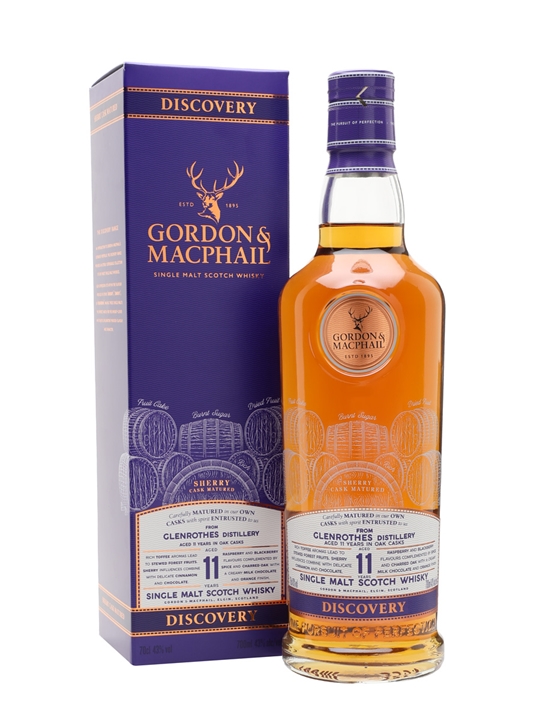 Glenrothes 11 Year Old / Sherry Cask / Discovery Series Speyside Whisky