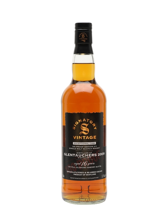 Glentauchers 2009 / 16 Year Old / 100 Proof Exceptional Edition 11 / Signatory Speyside Whisky
