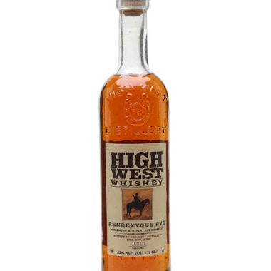 High West Rendezvous Rye Straight Rye Whiskey
