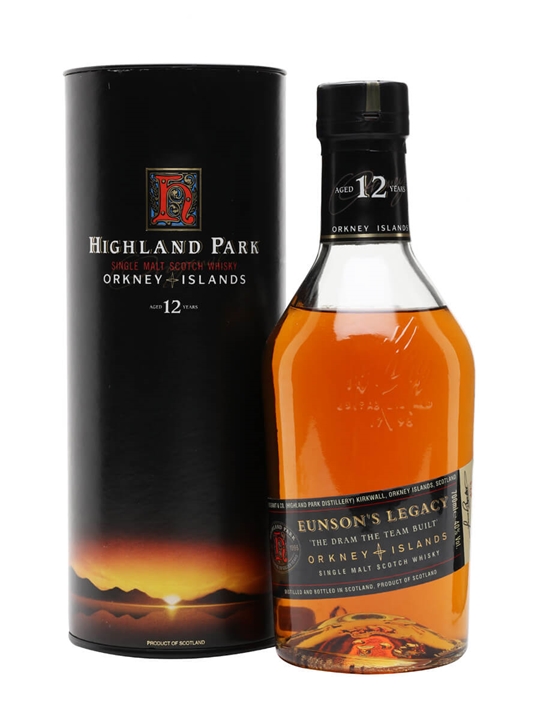 Highland Park 12 Year Old / Eunson's Legacy Island Whisky