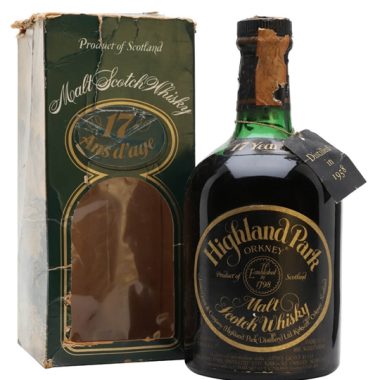 Highland Park 1958 / 17 Year Old Island Single Malt Scotch Whisky