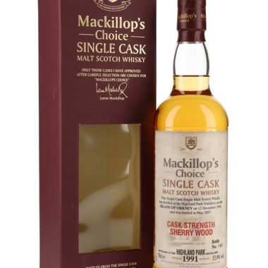 Highland Park 1991 / 15 Year Old / Sherry Cask / Mackillop's Island Whisky