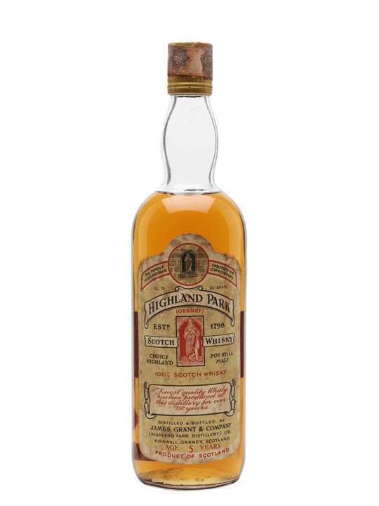 Highland Park 5 Year Old / Bot.1960s Island Single Malt Scotch Whisky