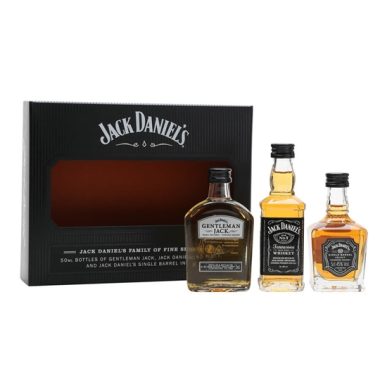 Jack Daniel's 'Family' Miniatures Pack (3x5cl) Tennessee Whiskey