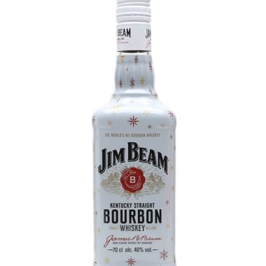 Jim Beam White Label Christmas Bottle Wrap