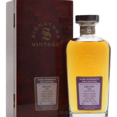 Kinclaith 1969 / 40 Year Old / Signatory Lowland Whisky