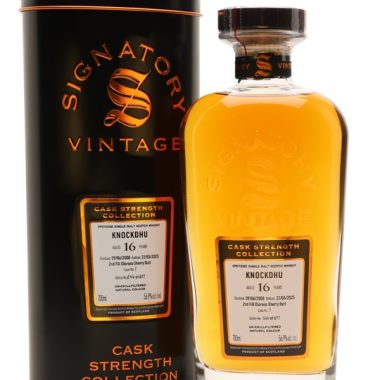 Knockdhu 2008 / 16 Year Old / Cask 7 / Signatory Cask Strength Speyside Whisky