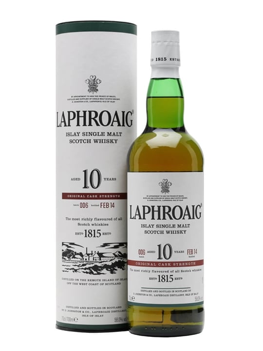 Laphroaig 10 Year Old Cask Strength / Batch 006 / Bot.2014 Islay Whisky