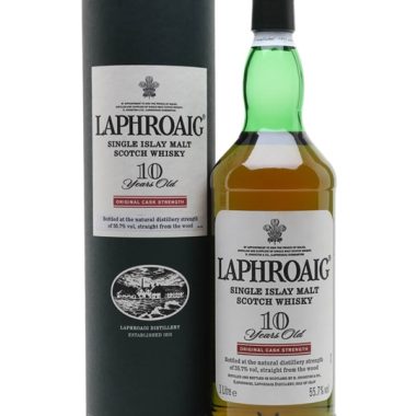 Laphroaig 10 Year Old / Cask Strength / Litre Islay Whisky