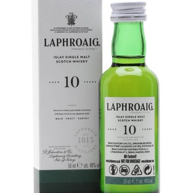 Laphroaig 10 Year Old Miniature / Gift Box Islay Whisky