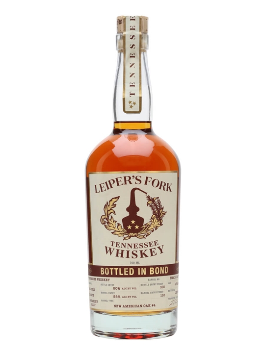 Leiper's Fork Bottled in Bond Tennessee Whiskey Tennessee Whiskey