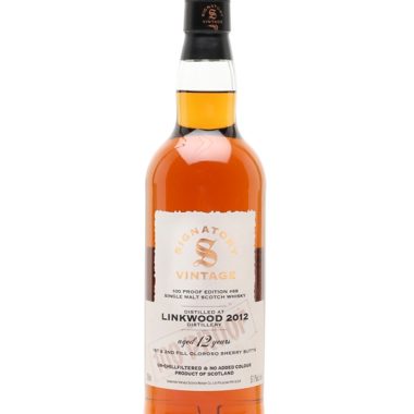 Linkwood 2012 / 12 Year Old / Signatory 100 Proof Edition 68 Speyside Whisky