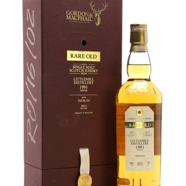 Littlemill 1991 / Bot.2015 / Gordon & MacPhail Rare Old Lowland Whisky