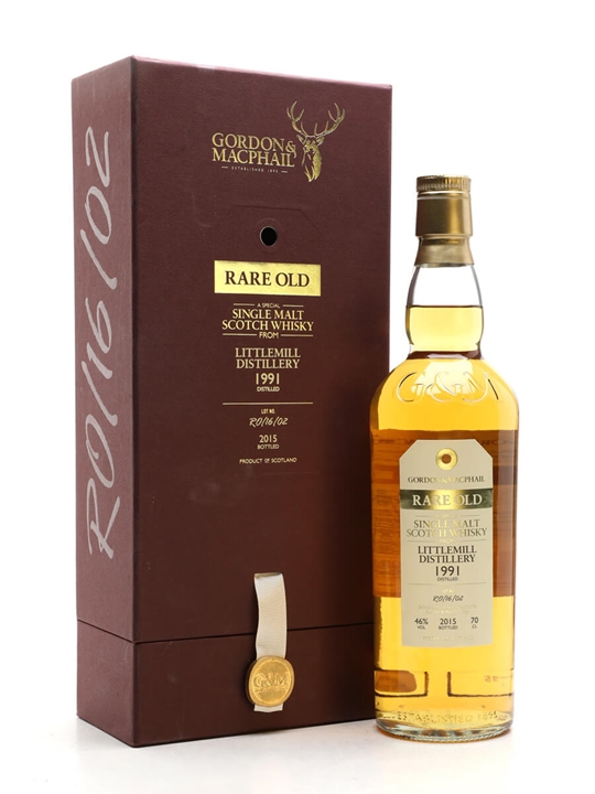 Littlemill 1991 / Bot.2015 / Gordon & MacPhail Rare Old Lowland Whisky
