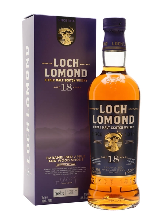 Loch Lomond 18 Year Old Highland Single Malt Scotch Whisky