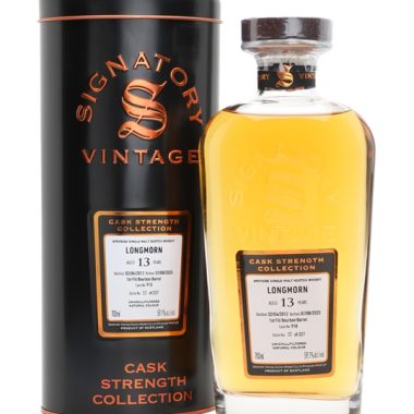 Longmorn 2012 / 12 Year Old / Bourbon Cask 910 / Signatory Speyside Whisky