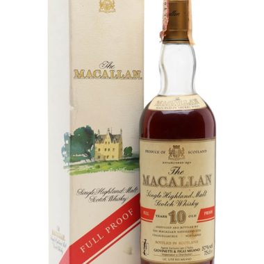 Macallan 10 Year Old / Full Proof / Sherry Cask / Bot.1980s Speyside Whisky