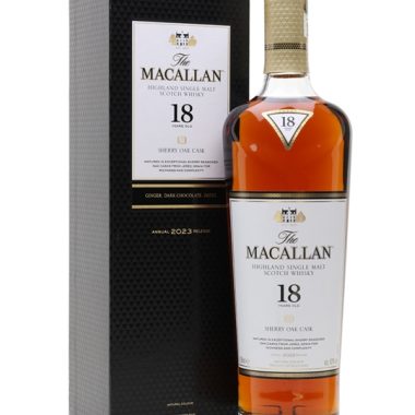 Macallan 18 Year Old / Sherry Oak / 2023 Release Speyside Whisky