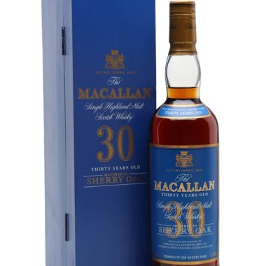 Macallan 30 Year Old / Sherry Oak Speyside Single Malt Scotch Whisky