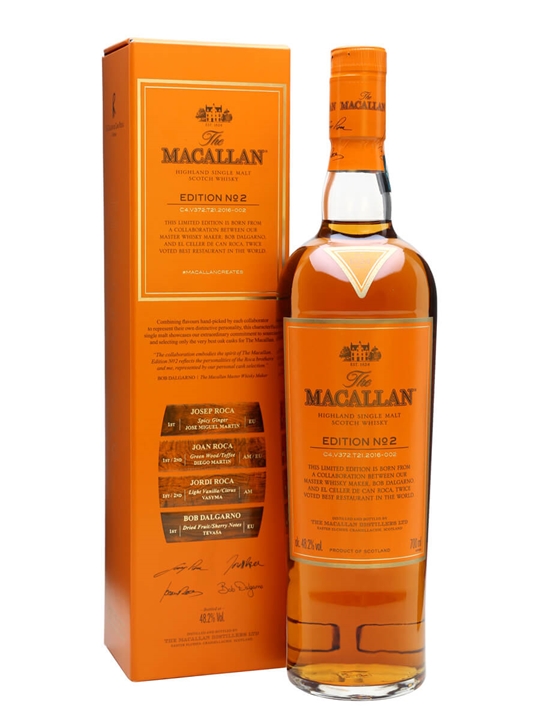 Macallan Edition No.2 Speyside Single Malt Scotch Whisky