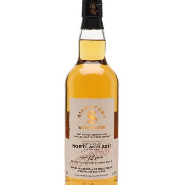 Mortlach 2013 / 12 Year Old / 100 Proof Edition #60 / Signatory Speyside Whisky